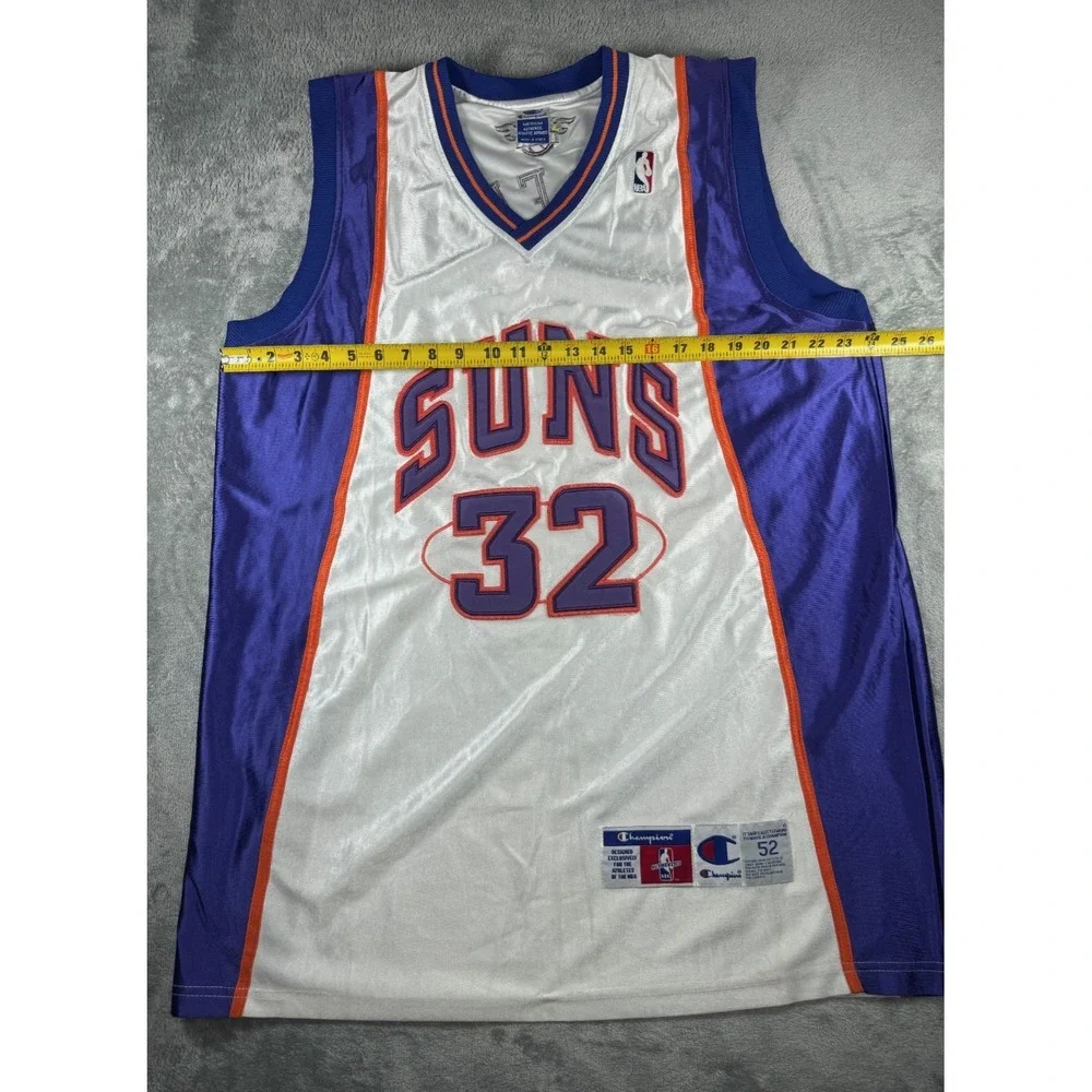 Phoenix Suns Amare Stoudemire #32 Champion Vintage NBA Jersey White Size 52